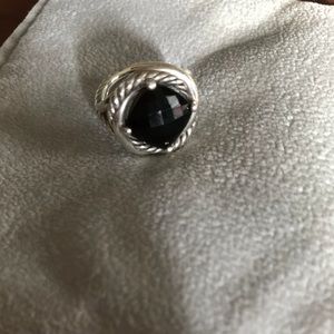 David Yurman onyx infinity Ring